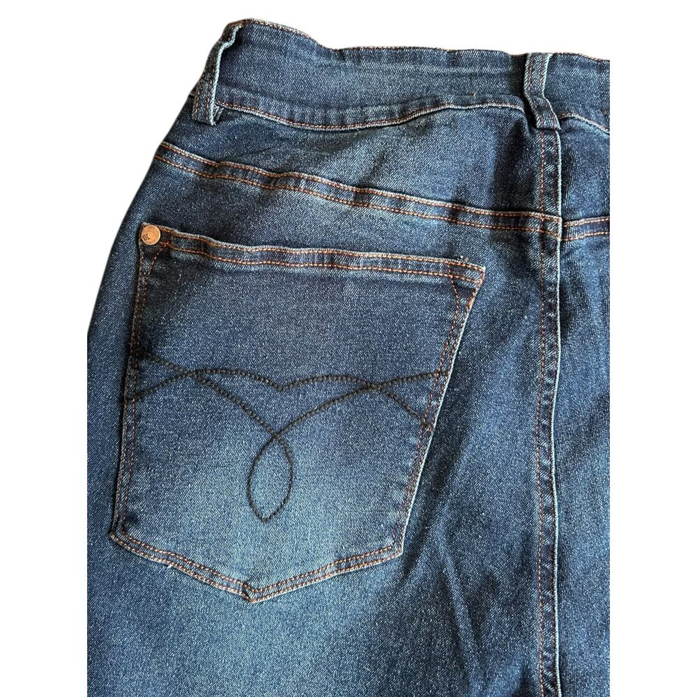 Judy Blue Sienna High Rise Button Fly Straight Leg Jeans Sz 7 - Picture 13 of 14